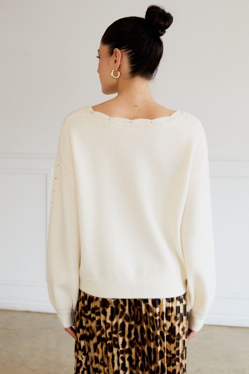 Soft Boat Neck Sweater