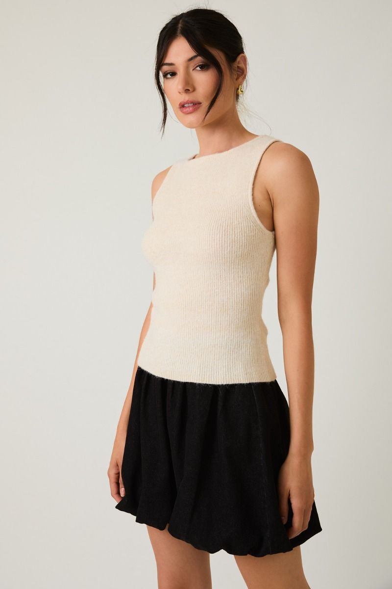 Boat Neck Knit Tank
