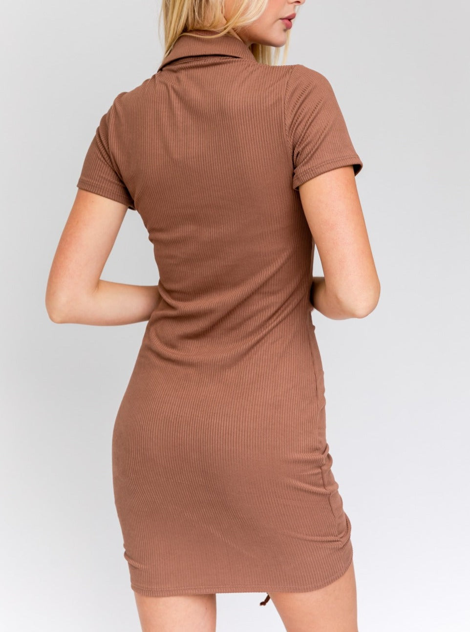 Cafecita Collared Dress