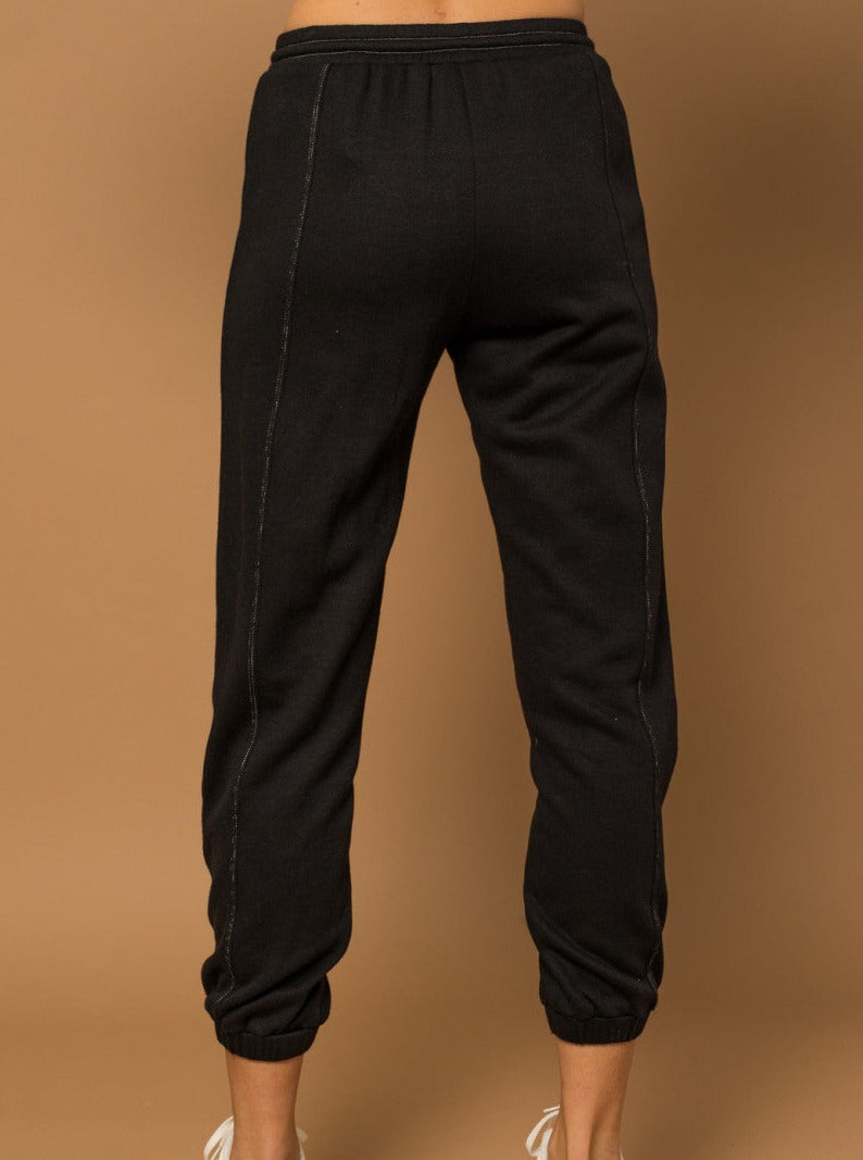 Contrast Stitch Jogger