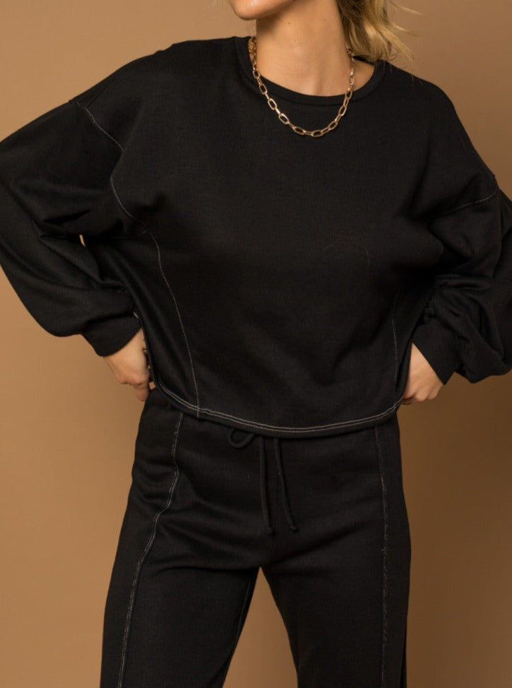 Contrast Stitch Sweatshirt