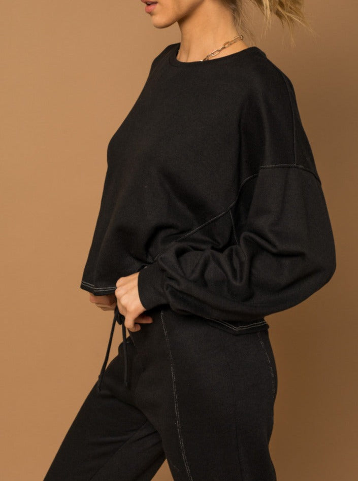 Contrast Stitch Sweatshirt