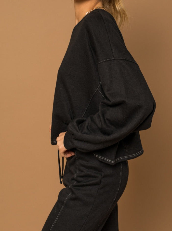Contrast Stitch Sweatshirt