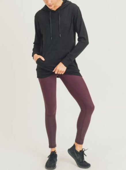 Essential Micro-Ribbed Hoodie