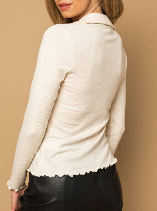 Classy Ruched Front Top