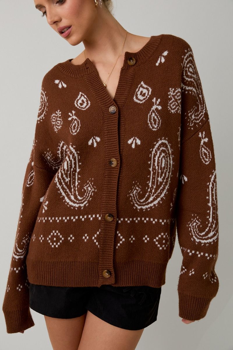 Paisley Cardigan
