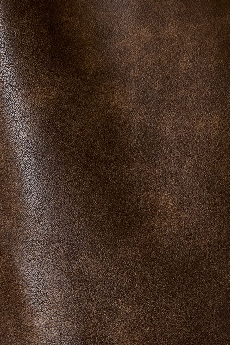 Mocha Brown Faux Leather Jacket