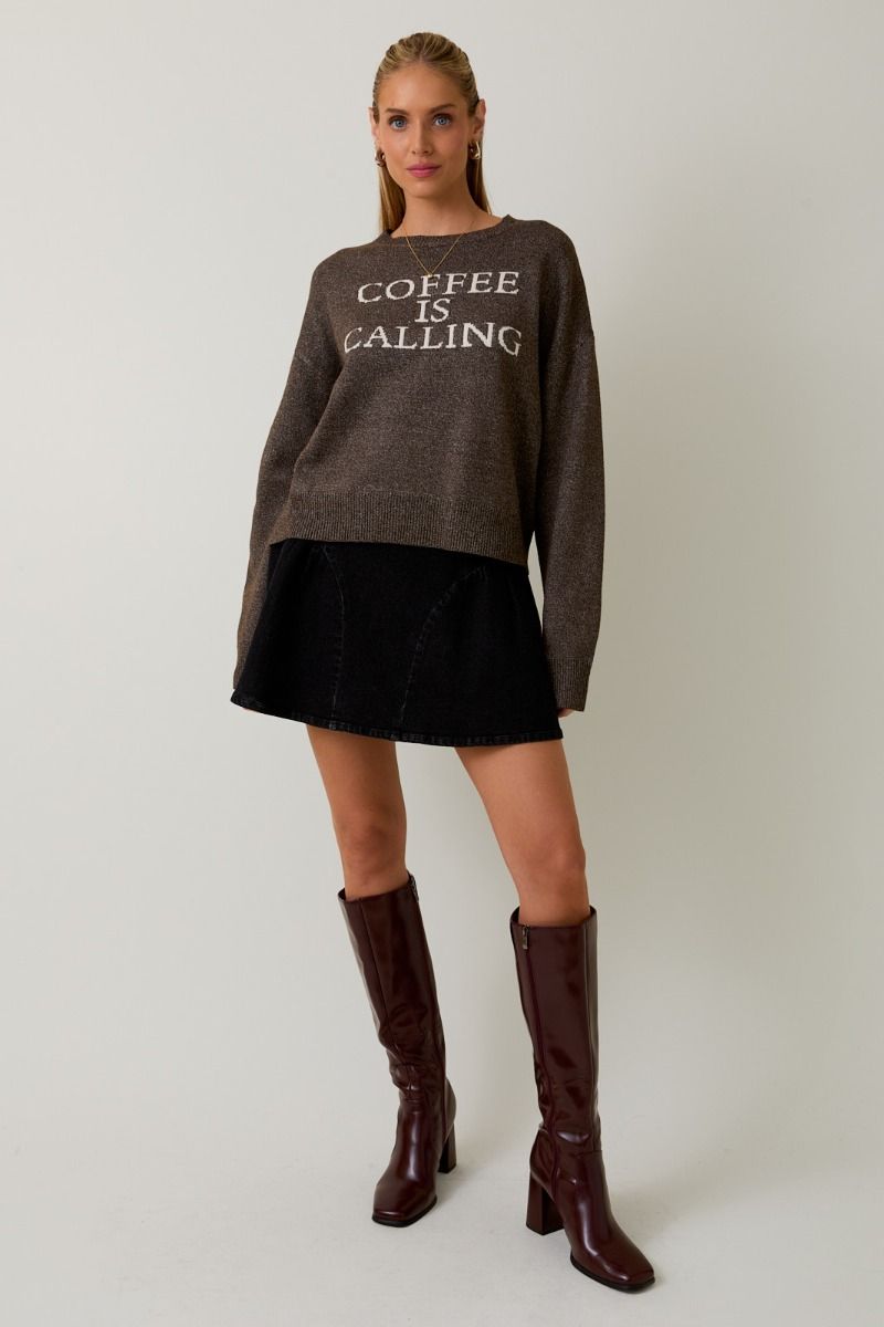 Coffee is Calling Sweater