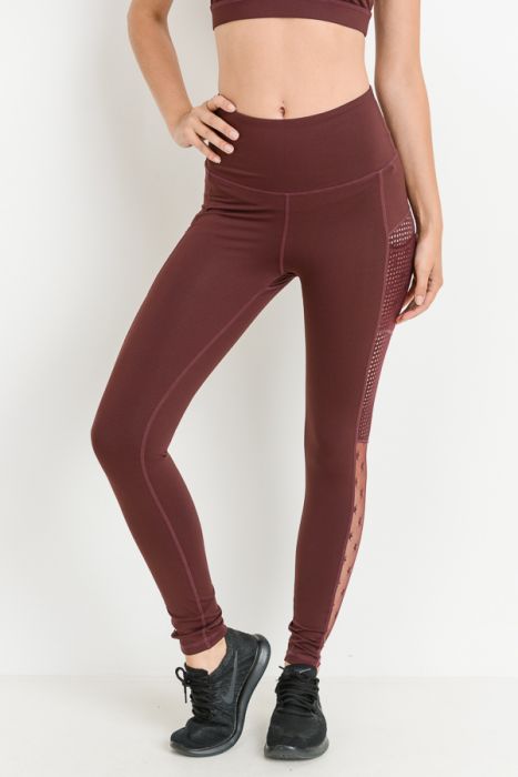 Star top mesh leggings