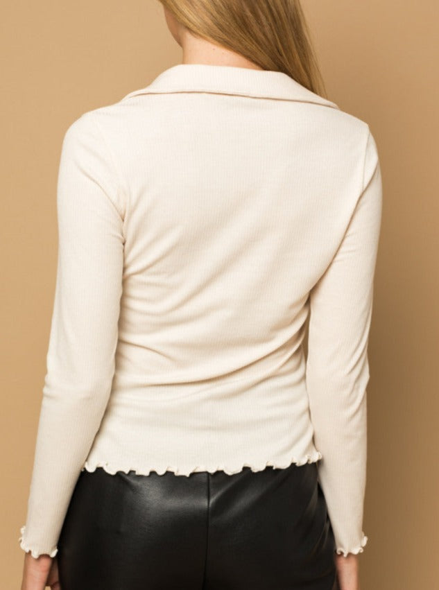 Classy Ruched Front Top